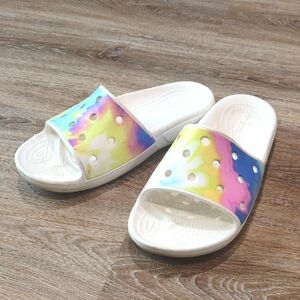 Crocs Colorful Women's Slide Sandals size 9